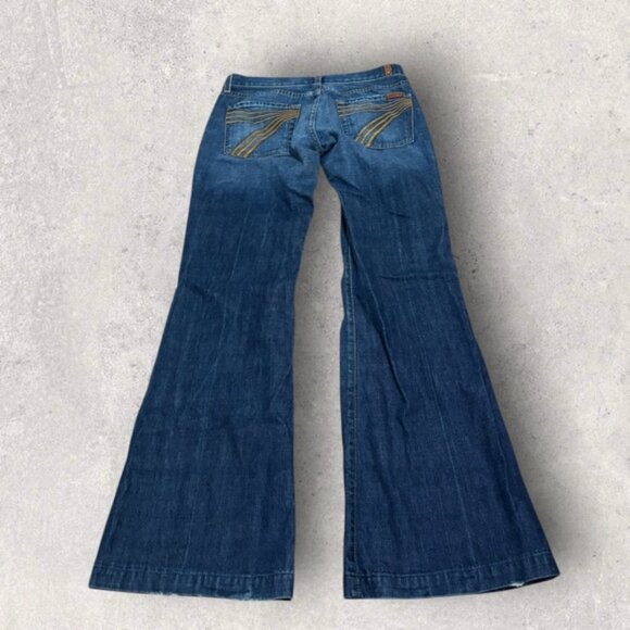 7 for all mankind dojo flare jeans - Picture 8 of 8